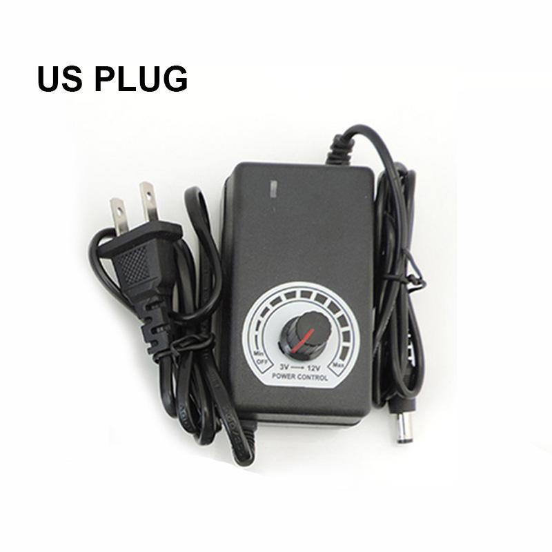 

AC100-240V to DC Універсальний адаптер 9-24V 1A Регульоване джерело живлення Трансформатор Електричний зарядний пристрій CCTV Світлодіодні стрічки Light us plug