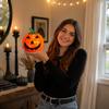 Halloween Pumpkin Decoration with LED Light for Home Party Bar Props