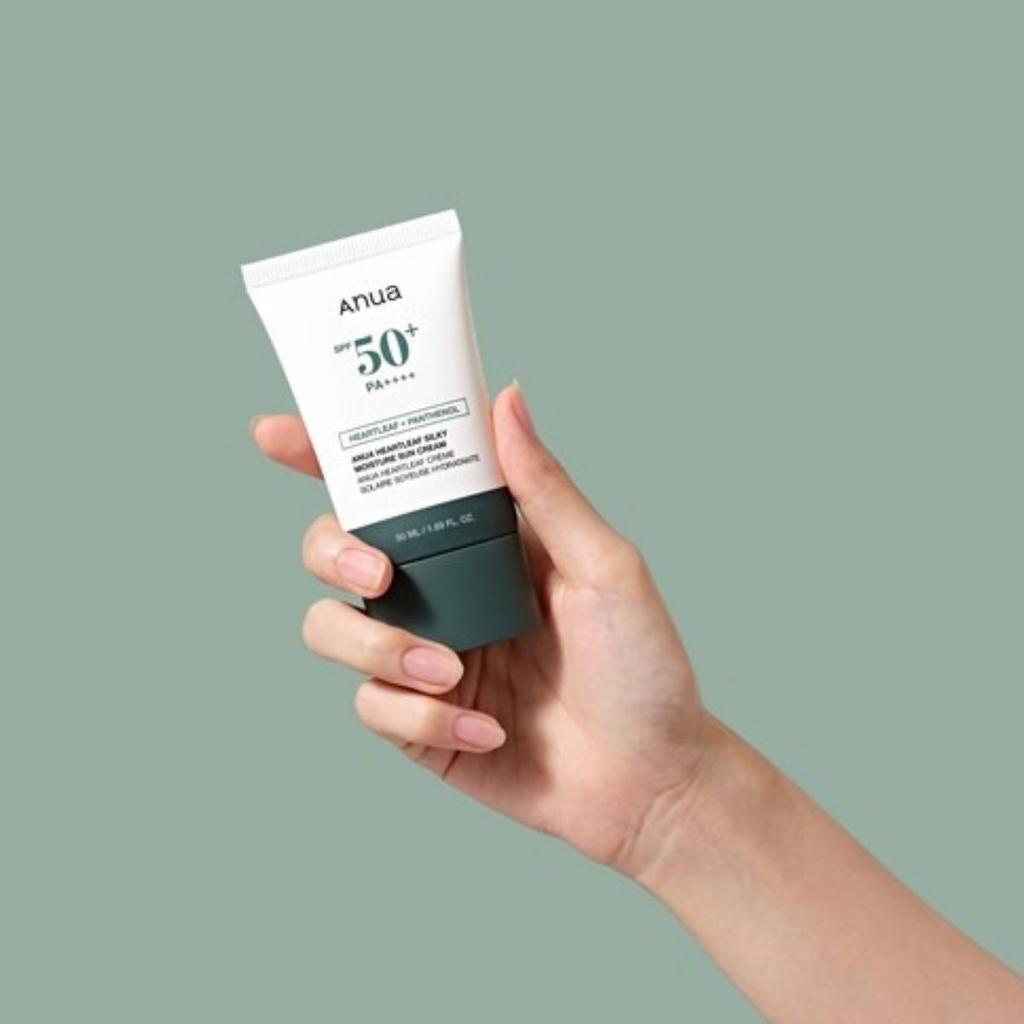 Anua Heartleaf Silky Moisture Suncream SPF50+ PA++++ 50ml