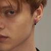 Men's Gothic Viking Runes Hoop Earrings Stainless Steel Waterproof Vintage Huggie Earrings Hip Hop Punk Party Jewelry Gifts Boys