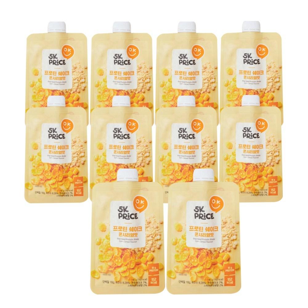 5K Price Protein Shake Corn Cereal Flavor 10 pcs 1 Serving Ingredients: may be subject to change at the manufacturer’s | 10 pcs 1 Serving