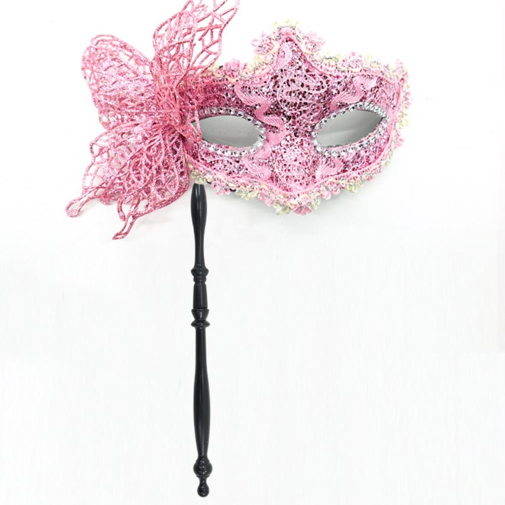 S tyčí Halloweenská párty maska Halloweenský převlek Maškarní maska Taneční vystoupení