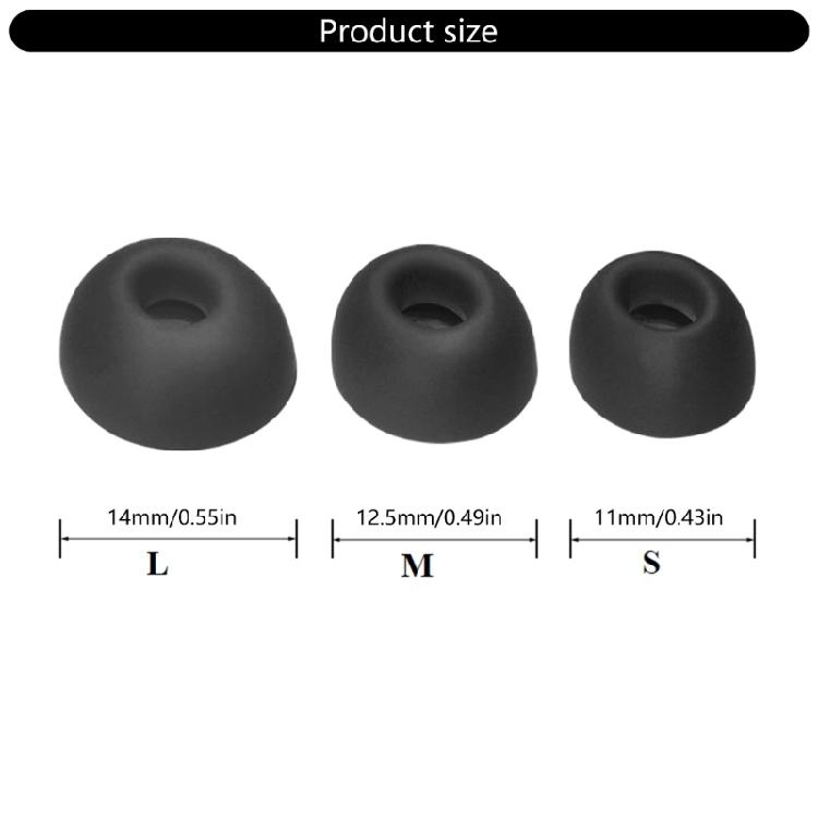Replacement Earbuds Tips For Earphones Soft Silicone Earbuds Covers Comfort During Workouts