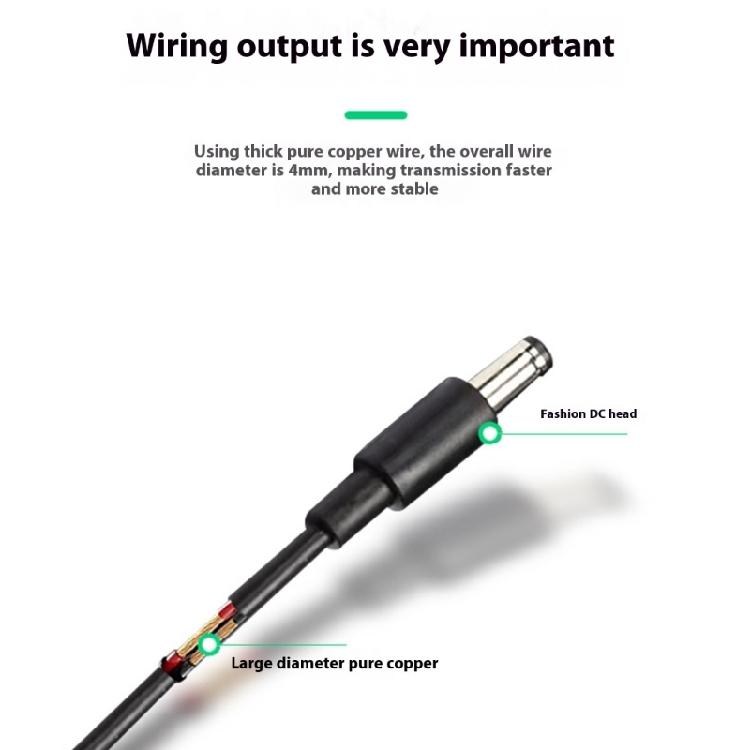 36W Universal Power Supply Adapter US Compatible Plug Fire Retardant Housing Stable Output for Various Electronics