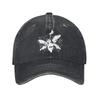 Berretti da Baseball Unisex Linkin Park Stile NuMetal Musica Denim Usurato Lavato Cappello Classico Estivo Regolabile Copricapo