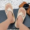 Summer Man Slippers Soft Bottom Slides Non-slip Thick Soled Men's Slippers Flip Flops Indoor Outdoor Beach Sandals