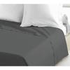 Flat Sheet - - 100% Cotton - 180 X 290 Cm - Dark Grey