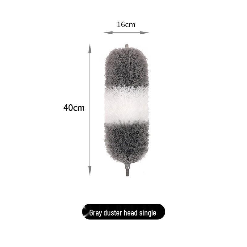 Telescopic Electrostatic Feather Duster for Ceiling and Cobweb Cleaning