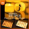 Xiaomi 24~1 BUC 2 Tipuri Lumânări LED Fără Flacără Simulate Lumânări Electrice Nuntă Crăciun Halloween Petrecere Festival Decorare