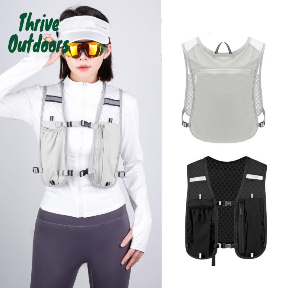 Adjustable Running Hydration Vest Bag Breathable Outdoor Running Vest  Hiking