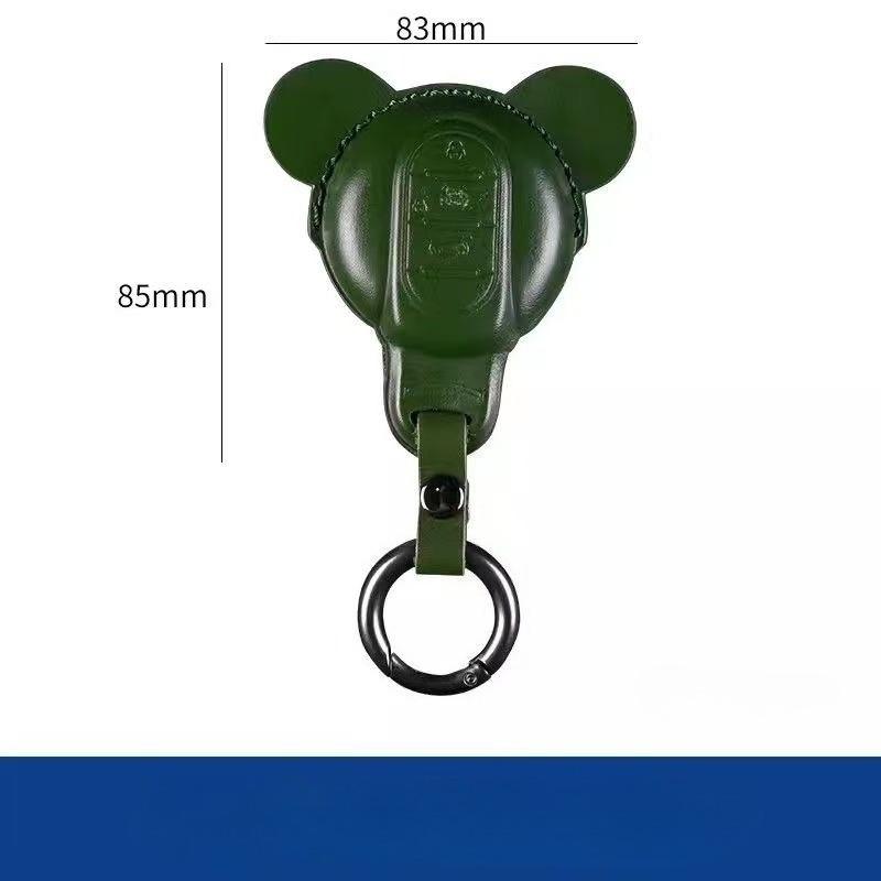 Leather Key Pouch For Mini Car Key Cover And Mini Cooper Key Shell F54 F55 F56 F60 Chain