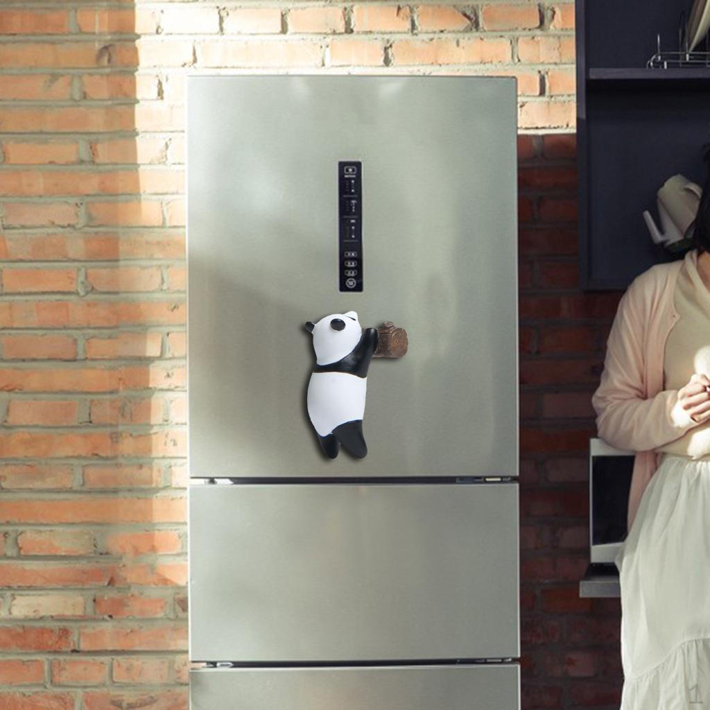 Panda Refrigerator Magnets Fridge Sticker Calendar Whiteboard Cabinets Notes Decoration Gifts Case