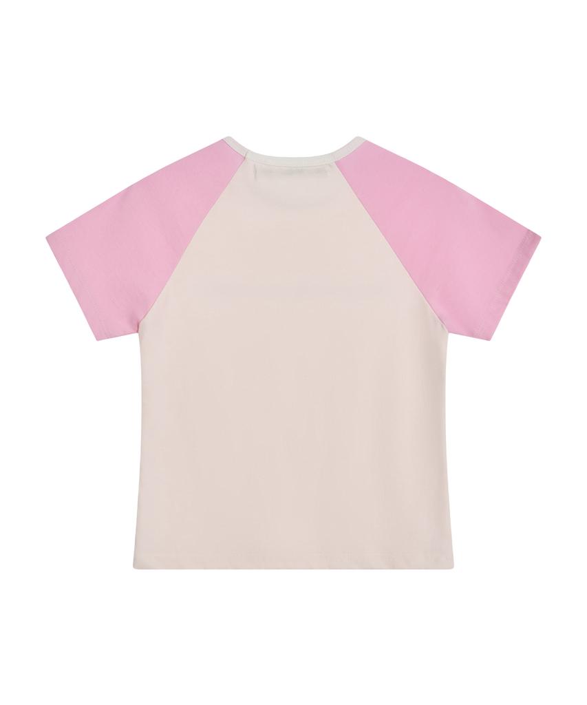 REST&RECREATION Raglan Half Sleeve Top - Pink