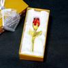 9 Colors Crystal Glass Rose Flower Figurines Craft Valentine's Day Favors X'mas Lovers' Gift Souvenir Home Wedding Decoration