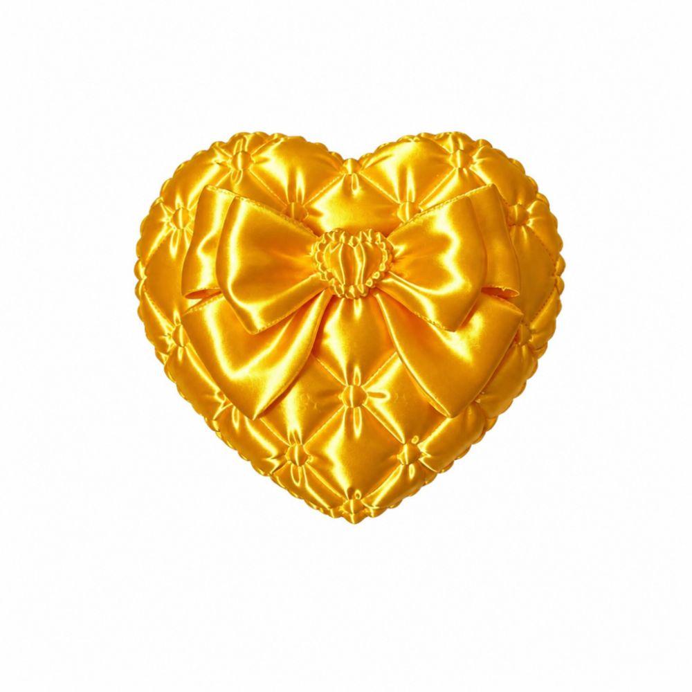 Does Not Take Up Space Heart-shaped Jewelry Box Silk Texture Storage Tray Vanity Table