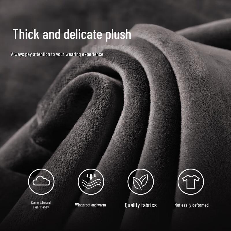 JEEP SPIRIT Men's Heavyweight Fleece-Lined Turtleneck Sweater