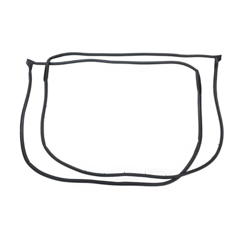 For 12-15 Honda Civic Sedan Door Weatherstrip Front LH+RH Open Rubber Stripping