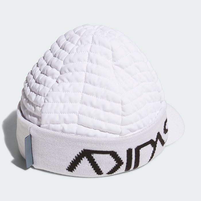 Adidas Golf Padded Warm Free Size COLD.RDY Cap, Men's, White,
