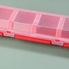 1Pc Multi-Compartment Organizer Box For Screws & Small Parts - Durable Plastic Hardware And Jewelry Storage Case