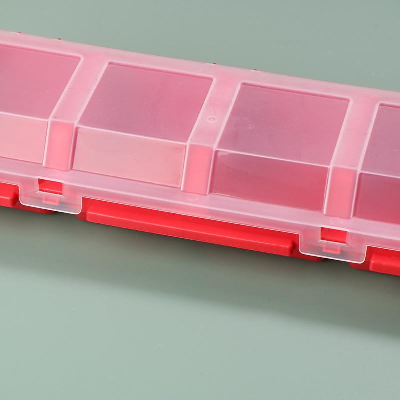 1Pc Multi-Compartment Organizer Box For Screws & Small Parts - Durable Plastic Hardware And Jewelry Storage Case