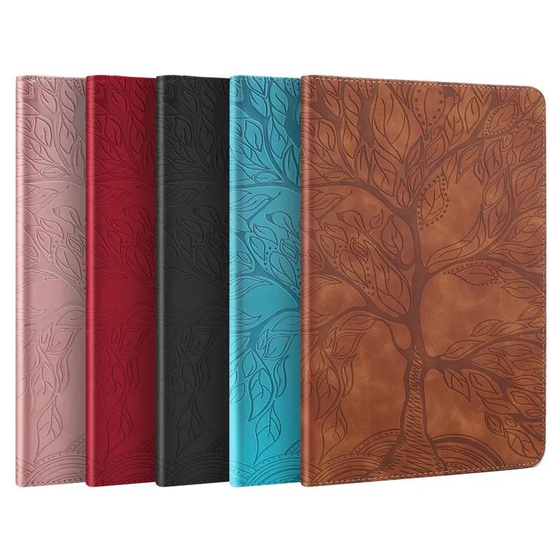 Funda For Redmi Pad Pro Case 12.1 Inch Emboss Tree PU Leather Flip Cover for Capa Poco Pad Xiaomi Redmi Pad Pro Case Coque 12.1"