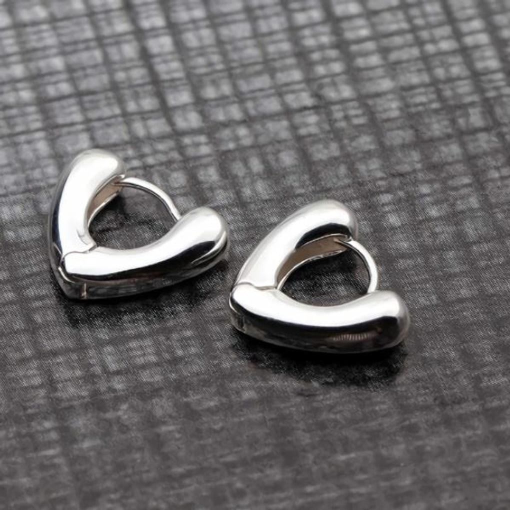 Women's Accessories Round V One-Touch Ring Earrings