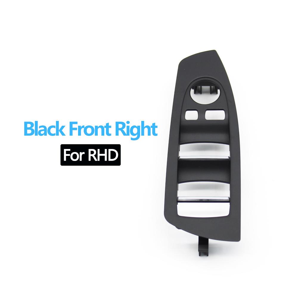 RHD Car Interior Front Door Window Control Lifter Switch Outer Cover Panel Trim For BMW 7 Series F01 F02 730 735 740 745 750 760