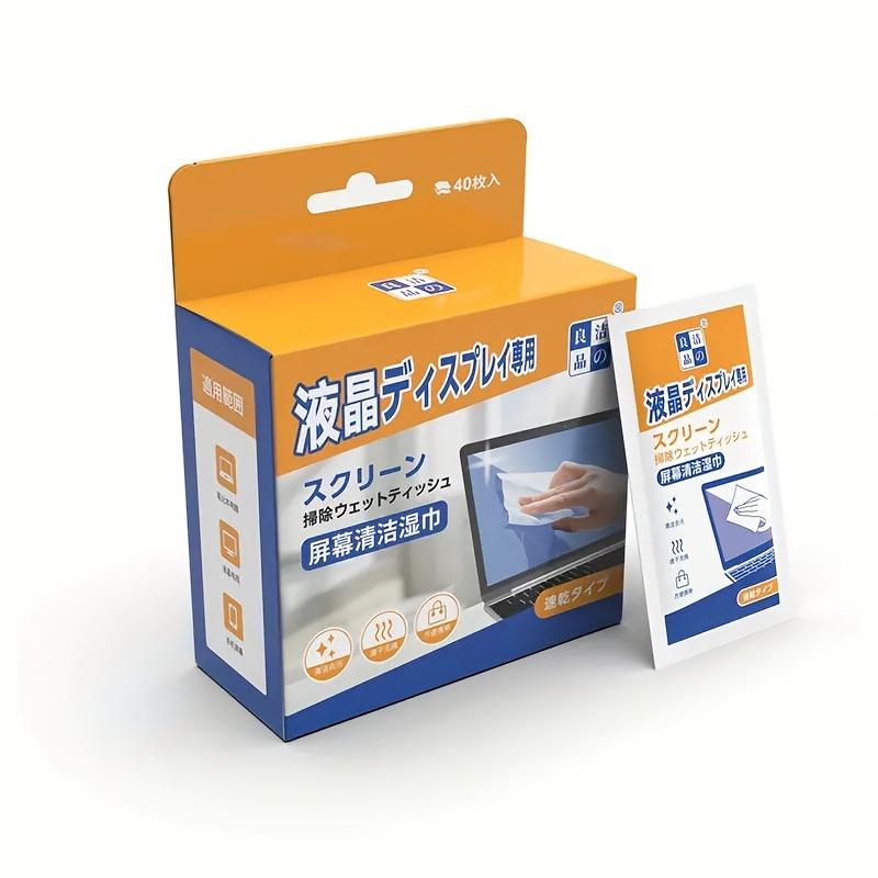Screen Cleaning Wipes for Digital Equipment - Streak-Free Glass Cleaner Pads for TV, Monitors, Laptops, Furniture In Living Room & Bedroom