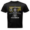 F-14 Tomcat Fighting 103 Jolly Rogers Filosu Havacılık Pamuklu Tişört, Yaratıcı Oversize Tişört, Unisex, Üst Giyim, Tişörtler, Erkek Giyim