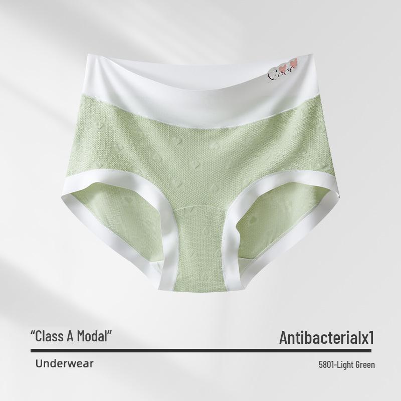 

Женские бесшовные трусики-слипы большого размера с высокой посадкой из антибактериального хлопка 4XL Waist 76cm (210-250 lbs)