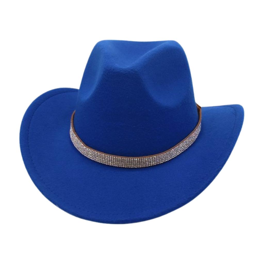 Felt Hat Outdoor Vintage Jazz Hat Vacation Travel British West Cowboy Hat