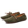 Fashion Summer Mens Suede Loafers Outdoor Non-Slip Lightweight Casual  Walking Shoes Breathable Soft Bottom for Daily Walking Lazy Shoes