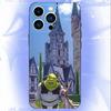 S-Shrek-s Cartoon Funny Phone Case For iPhone 17,16,15,14,13,12,11,Pro,XS,Max,XR,Plus,E,SE4,Mini Black Soft Cover