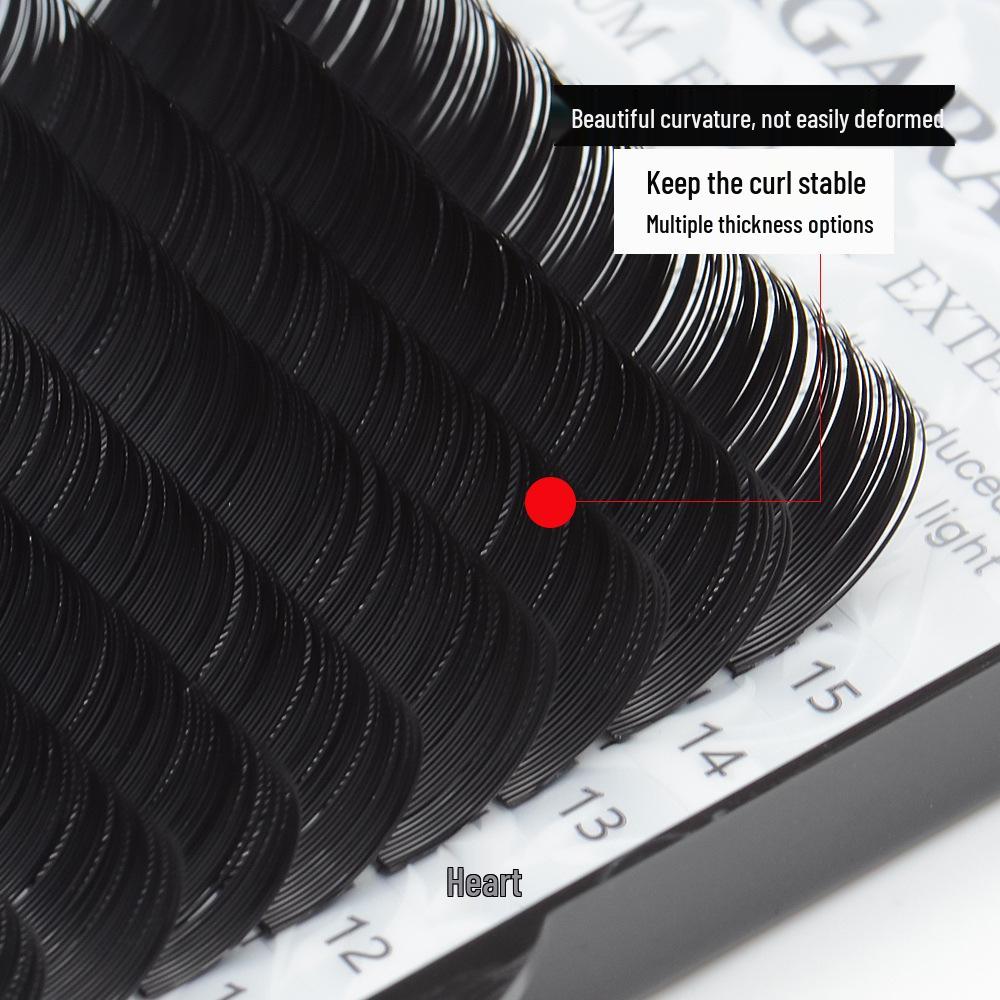 NAGARAKU 0,03/0,05 Matt Weich Handgemacht Einfach zu Greifen Blooming Falsche Wimpern