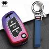 Estuche Plegable para Llave de Coche de Aleación de Zinc de 3 Botones Cubierta Completa Para Peugeot Citroen C1 C2 C3 C4 C5 Ds3 Ds4 Ds5 Ds6 Accesorios de Carcasa para Llave de Coche
