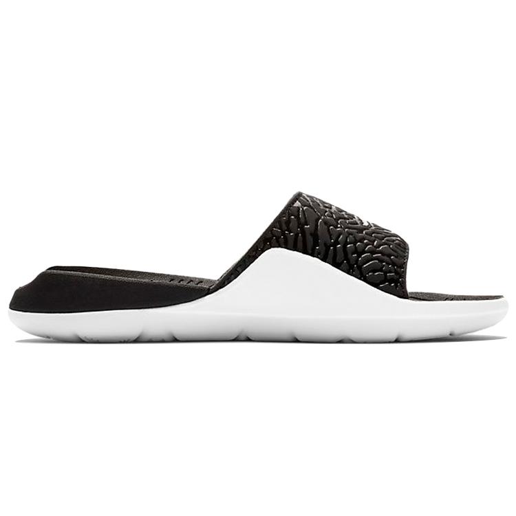 Jordan Hydro 7 V2 Kids' Slippers Black White Teenagers BQ6291-001
