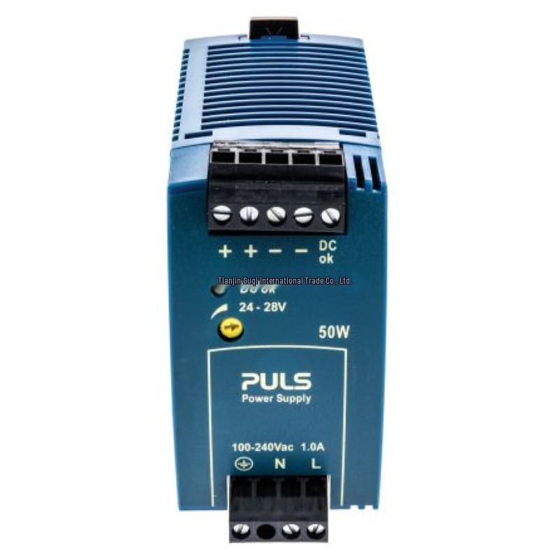 PULS ML50.111 DIN Rail Power Supply, 50W Output: 24V/2.1A, DC Input: 100-240V