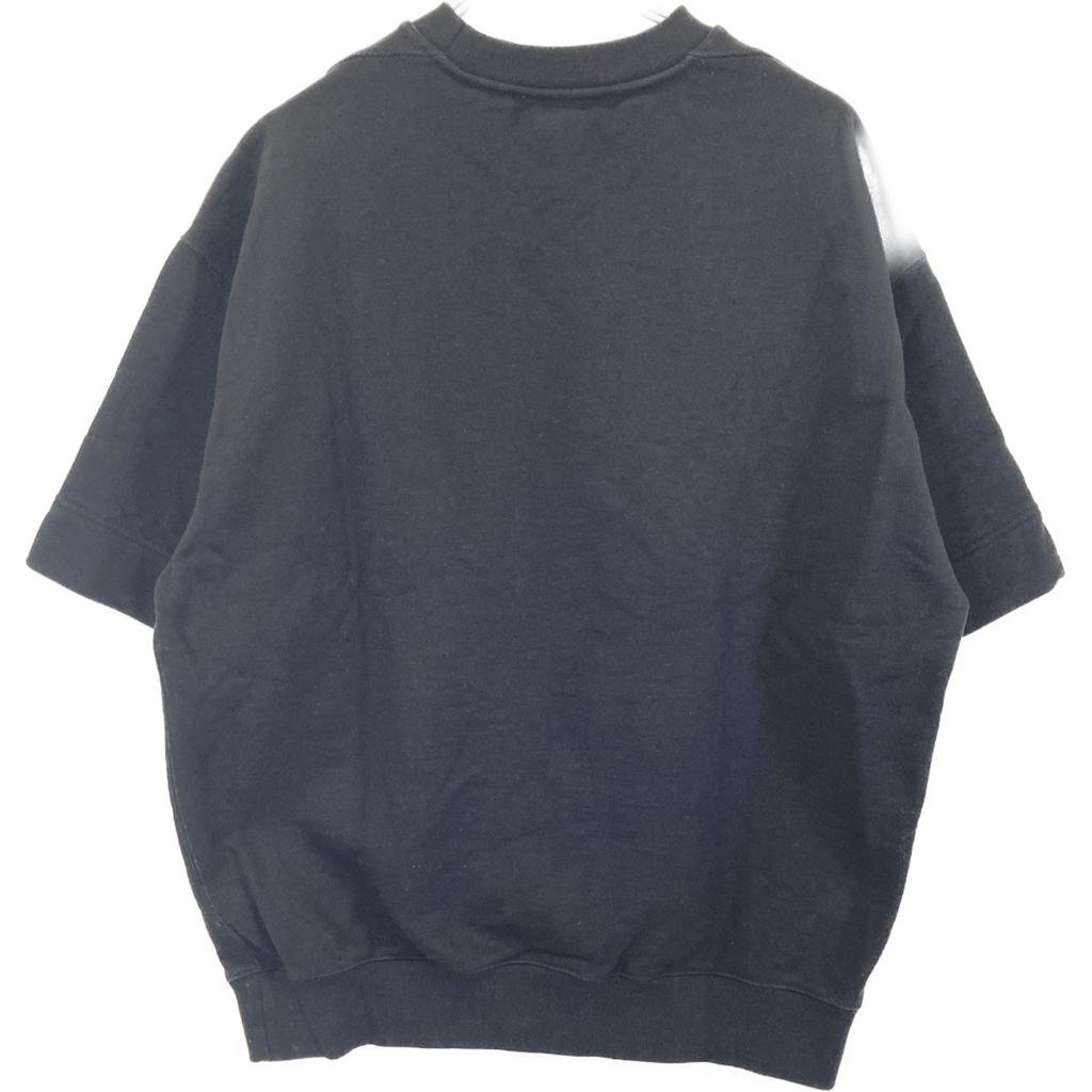 JIL SANDER+ J47GC0110 Black Short Sleeve Sweatshirt tops L blackUsed