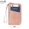 RFID Anti-magnetic Zipper Passport Holder