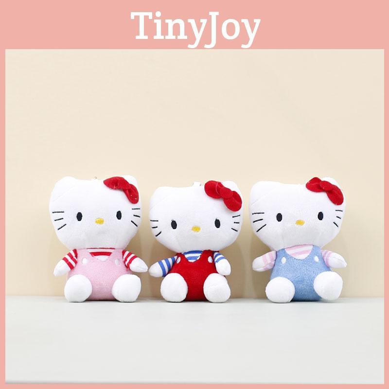 Entzückender Plüschkatzen-Schlüsselanhänger Weiche Puppe Accessoire Niedlicher Katzen-Taschenanhänger 12cm