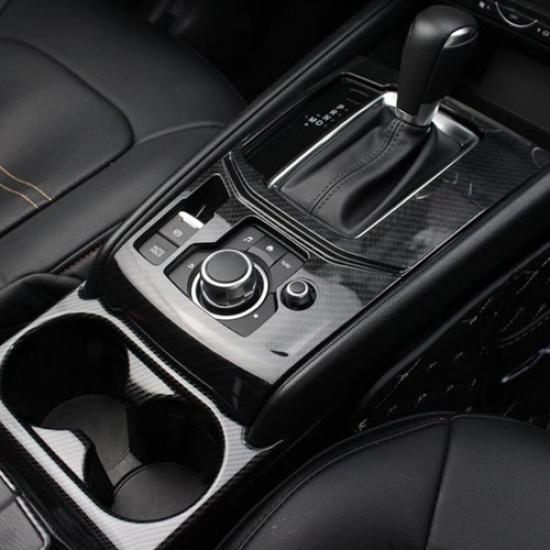 For Mazda CX5 2017-2024 2025 The Black Panel Frame Of The Car'S Central Control