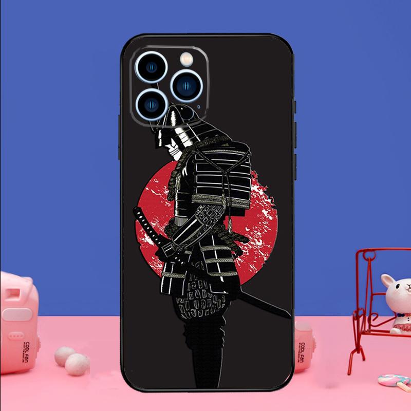 

Samurai Phone Case For iPhone 17 16 14 13 12 11 15 Pro Max mini 15 16 Plus 16e 17 Air Bumper Cover iPhone 12 Pro