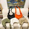 Hua'er and Xiao have the same casual trendy brand dumpling bag, women's sports cycling messenger bag, and boys' large-capacity shoulder bag.