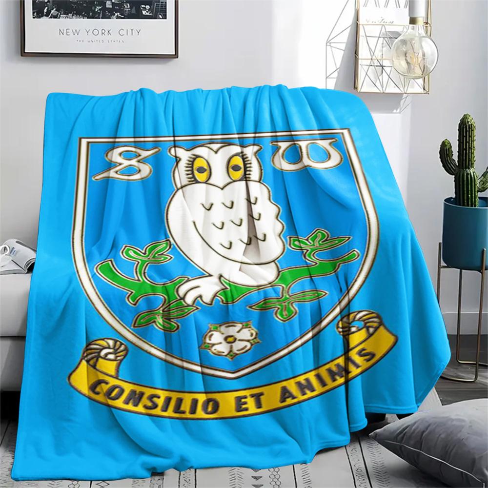 1PC Sheffield Wednesday Football Club Patterned Flannel Blanket Suitable For All Seasons for Home Decor Warmth and Comfort Gifts Holiday Present