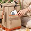 Large Capacity Insulated Outdoor Picnic Crossbody Travel Bag for Camping & Food Storage
