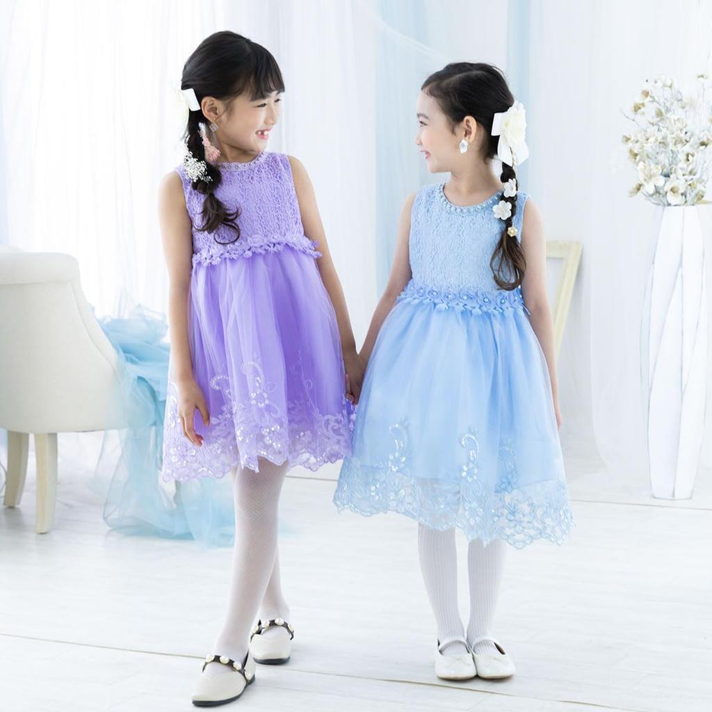 Sukienka Eikuru z Korsarzem Idealna na Fortepian i Przyjęcia Zestaw Dziecięcy, Recitale, Konkursy, Wesela, (JP, Wzrost 140cm, Niebieski)