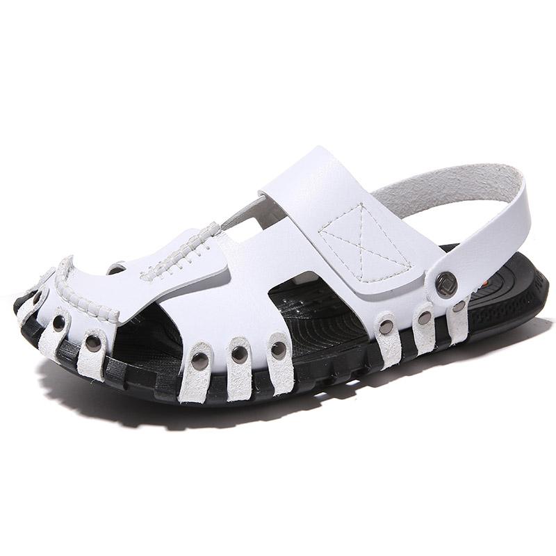 Italian Brand Men's Beach Shoes Handmade Sole Wear-resistant Hiking Shoes Breathable Summer Hot Selling Men's Sandals Soft Soles