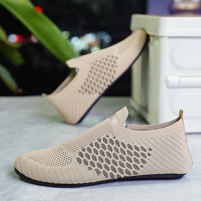MAEDEF Mens Shoes Casual Loafers Thin Bottom Male Shoes Lightweight Man Home Bedroom Slippers Mens Walking Shoe Loafer Moccasins