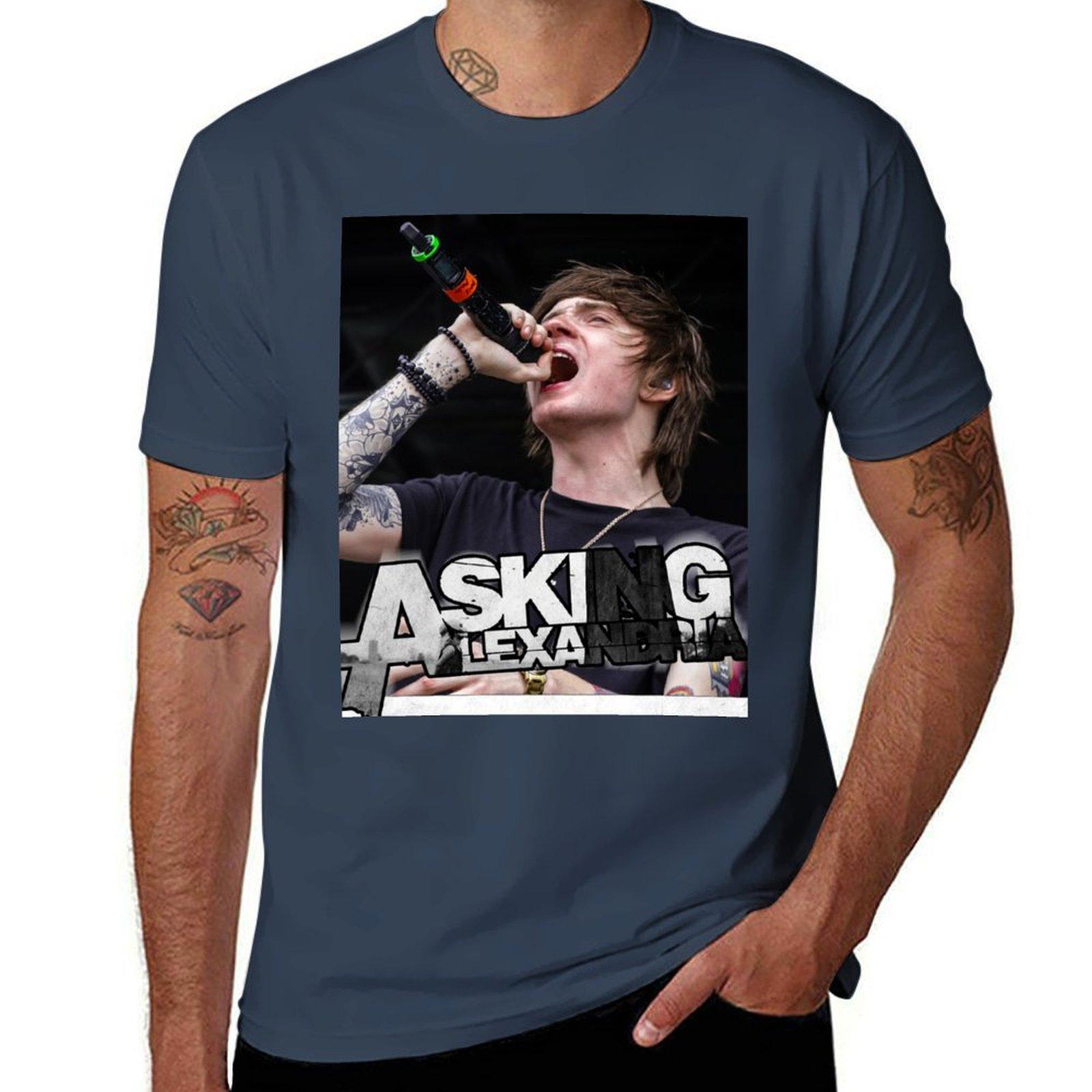 Asking Alexandria The Black Denis Stoff TShirt Unisex t shirt heavy cotton Unisex t shirt cotton high quality TShirt S