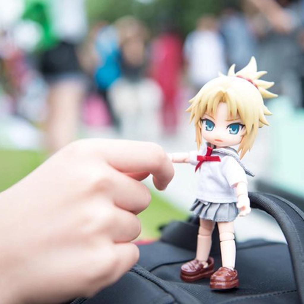 Lovely Doll School Uniform Skirt for Obitsu11 Doll Party Casual Outfits